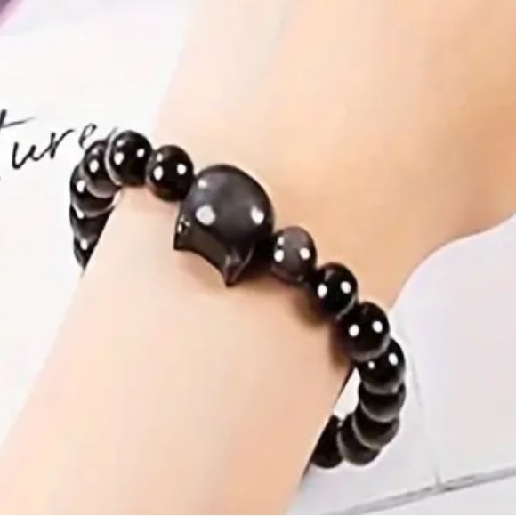 Golden Obsidian CAT 🐈‍⬛ bracelets - Picture 4 of 6